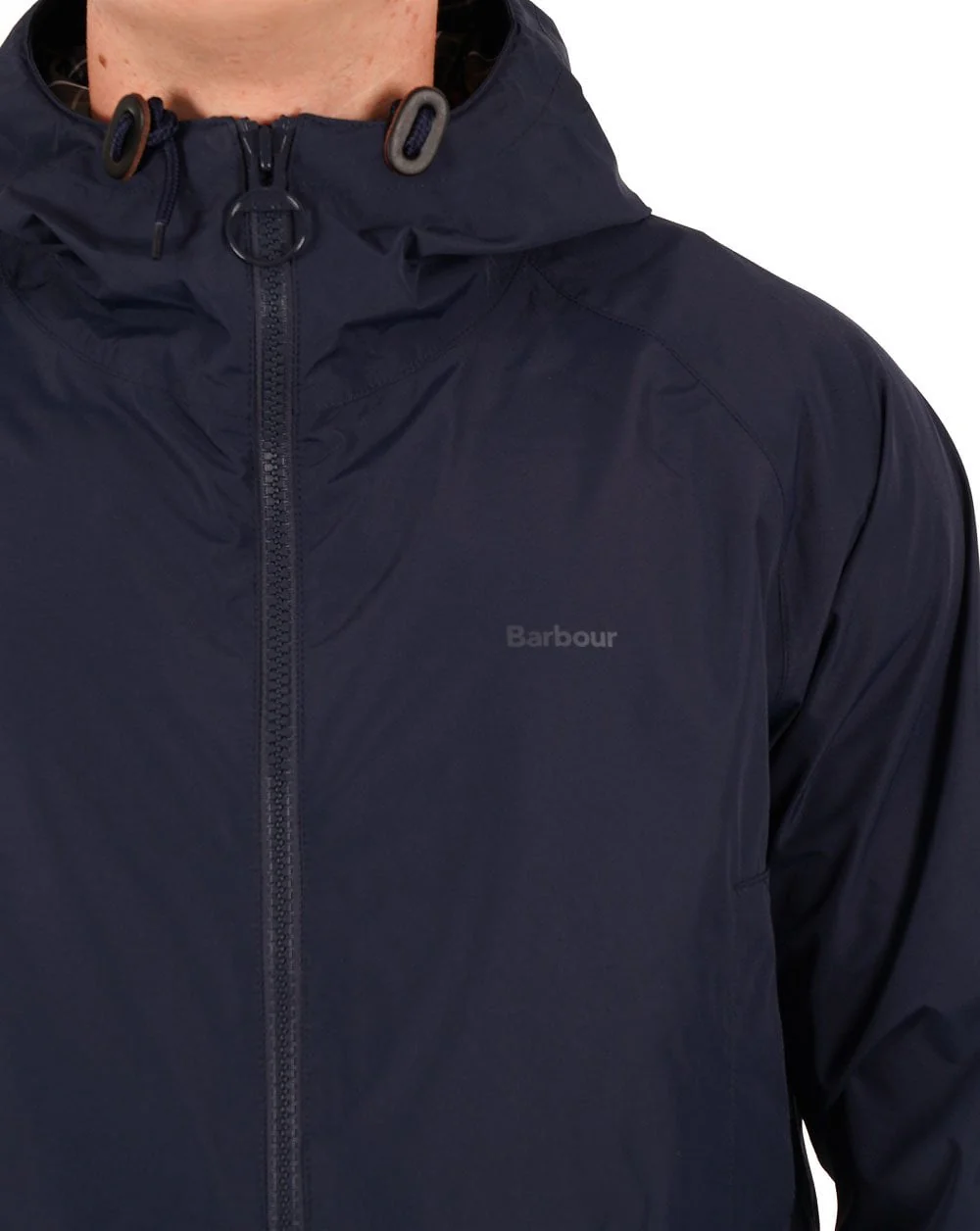 Barbour Domus Waterproof Jacket Navy - Image 2