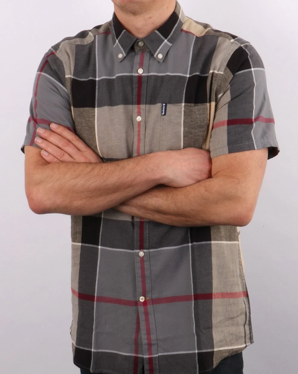 Barbour Douglas Short Sleeve Shirt Dress Tartan - Image 3