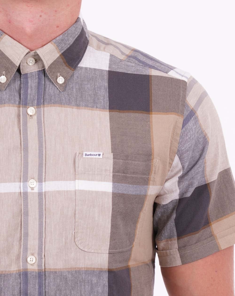 Barbour Douglas SS Shirt Amble Sand Tartan - Image 2
