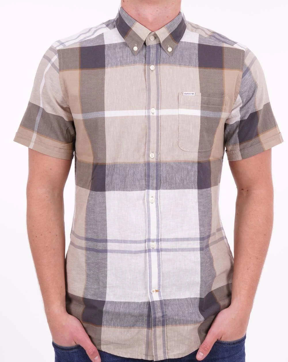 Barbour Douglas SS Shirt Amble Sand Tartan - Image 3