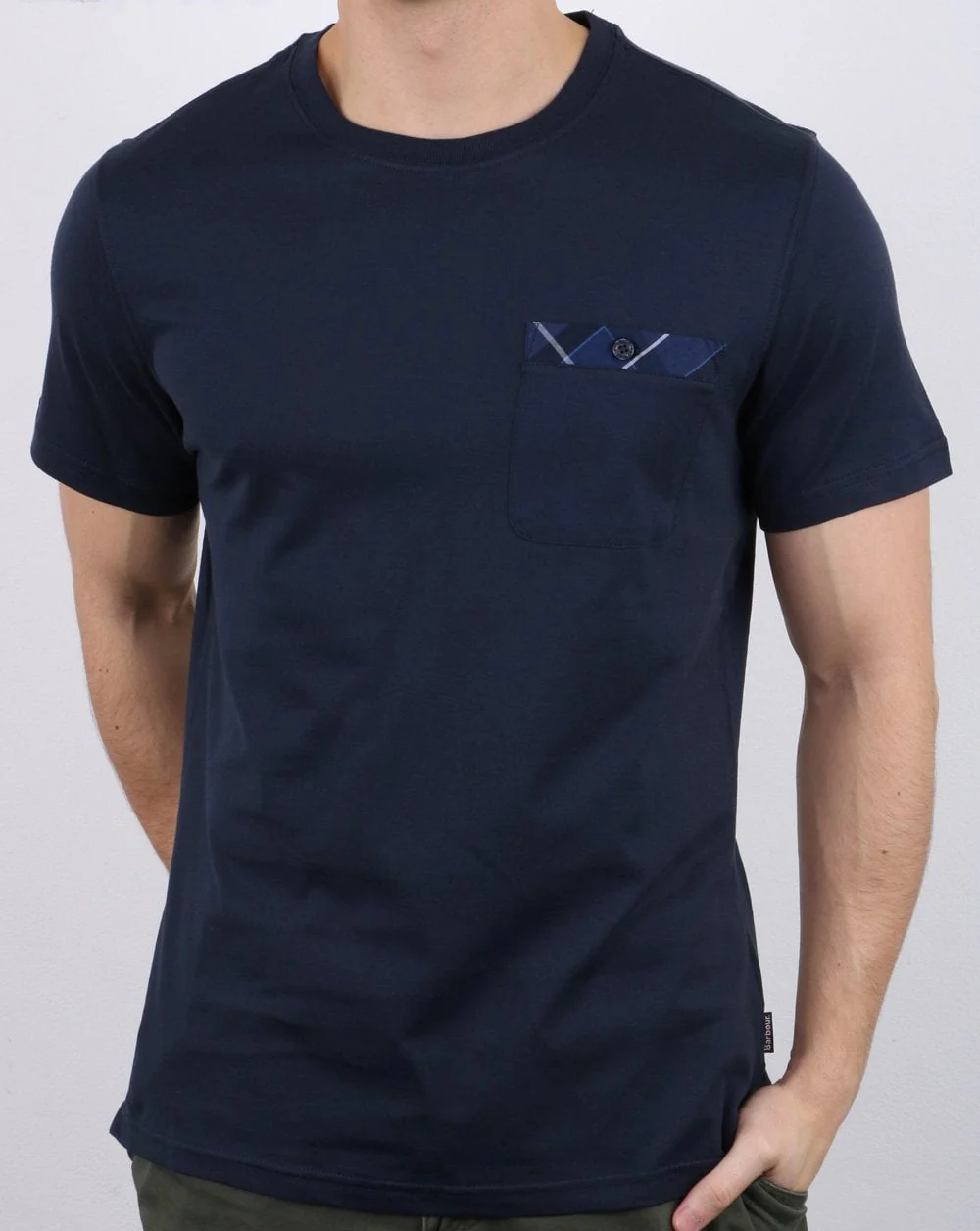 Barbour Durness Pocket Tee Navy - Image 2