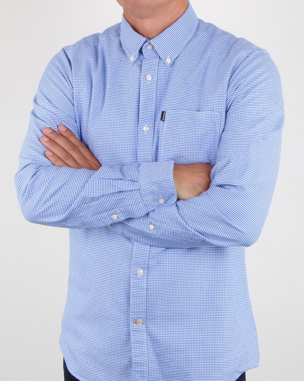 Barbour Endsleigh Oxford Shirt Blue - Image 4