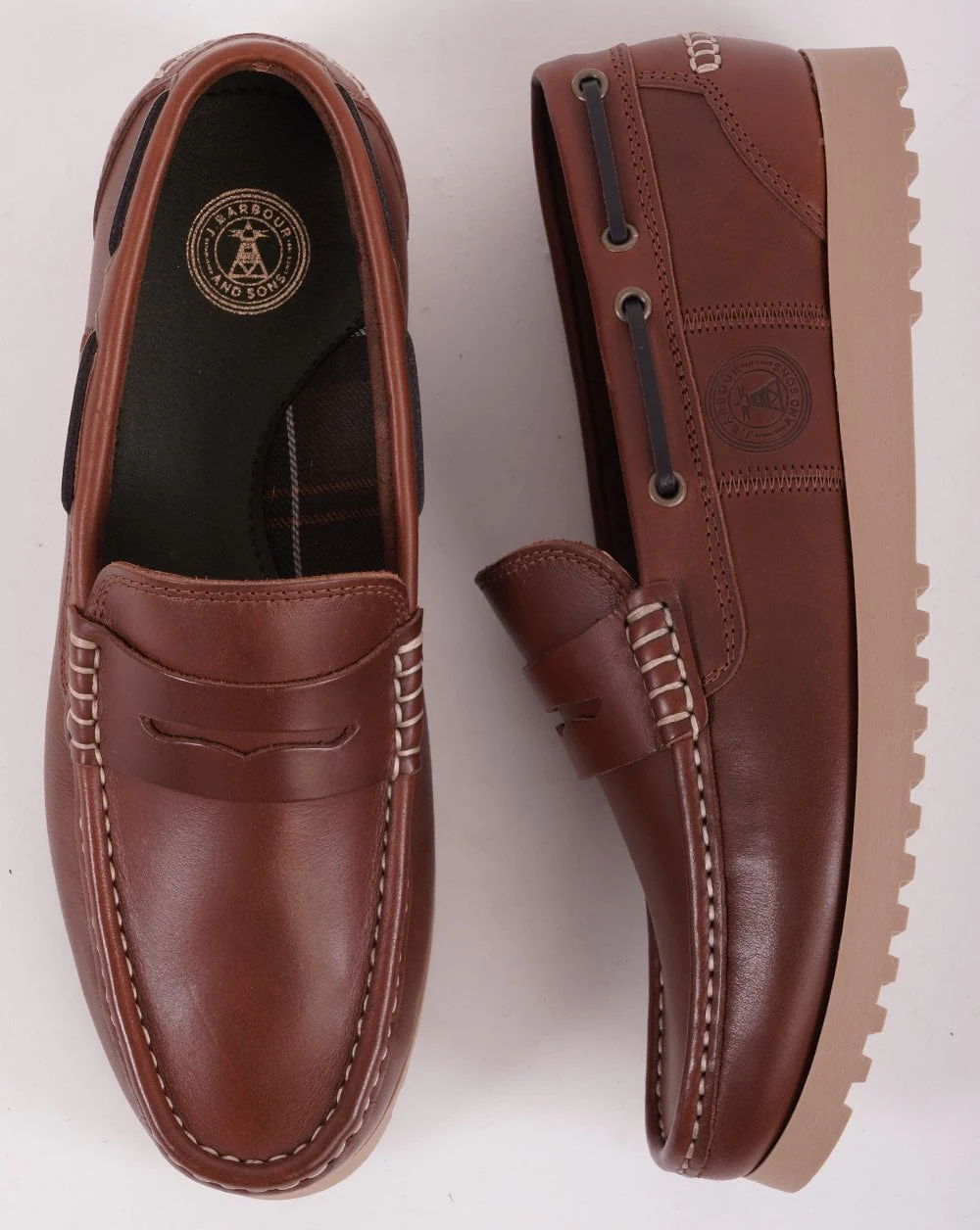 Barbour Fairway Shoe Cognac - Image 3