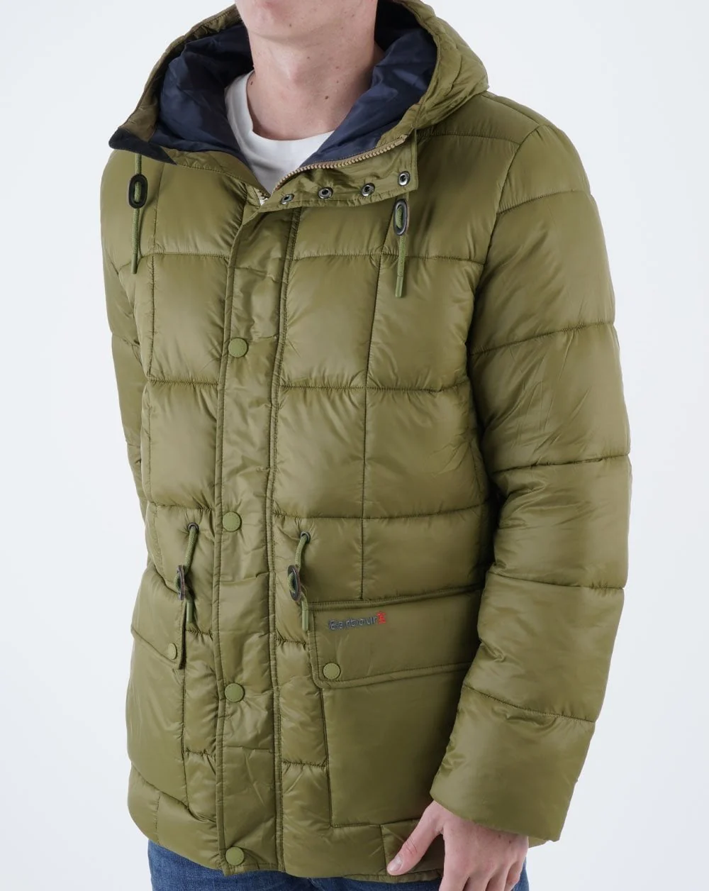 Barbour Fell Baffle Quilted Jacket North Green - Image 2