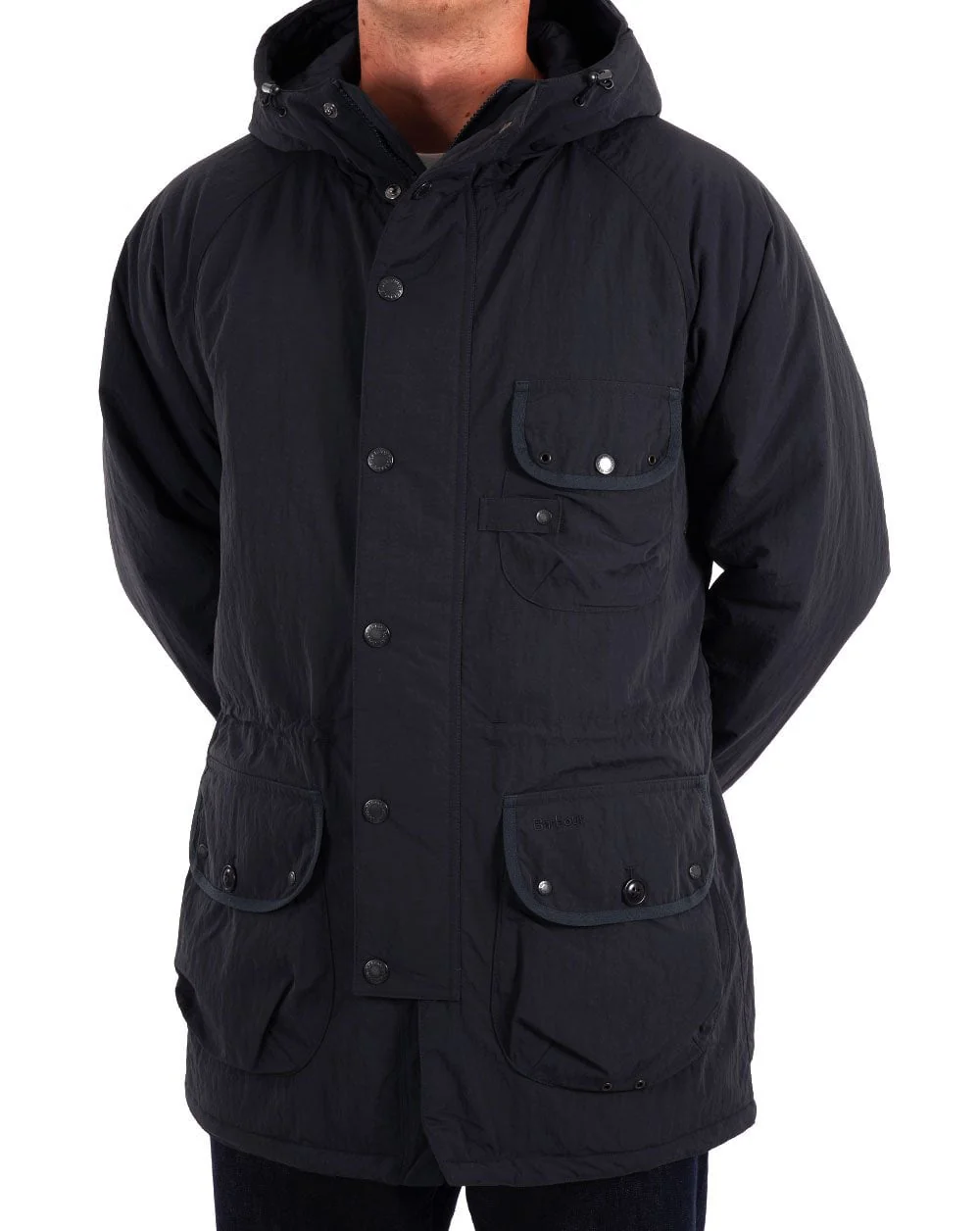 Barbour Field Showerproof Jacket Navy - Image 3