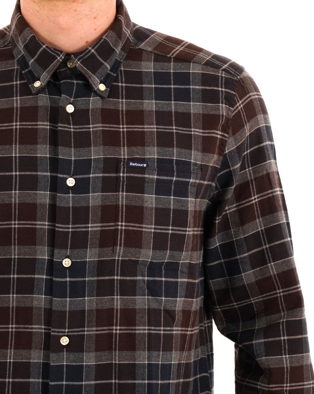 Barbour Fortrose Tartan Shirt Midnight Oak Tartan - Image 2