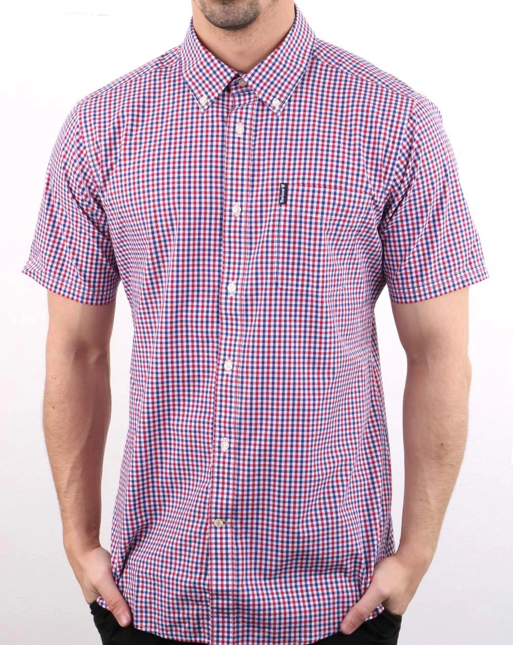 Barbour Gingham Shirt Red