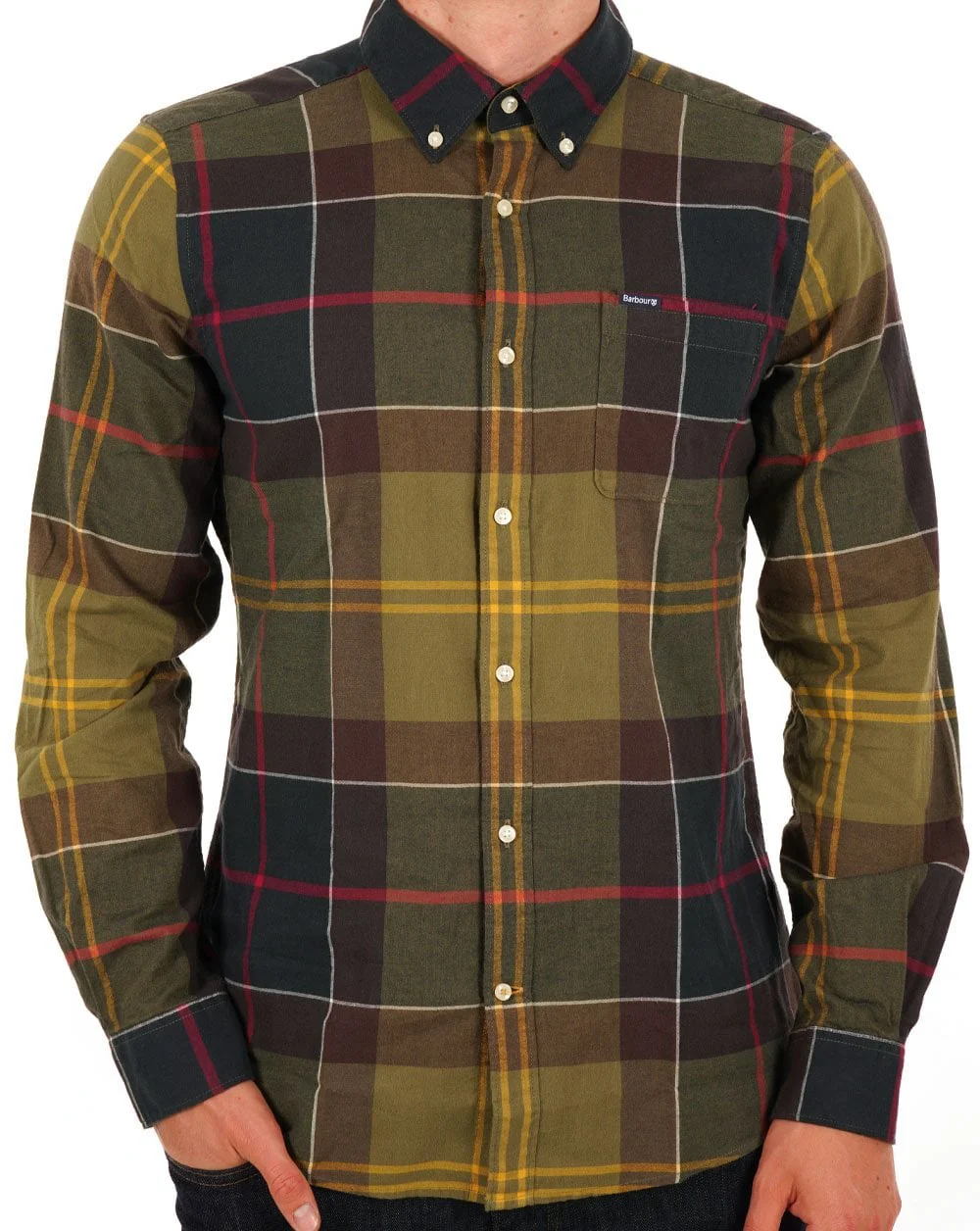 Barbour Glendale Tailored Shirt Classic Tartan - Image 3