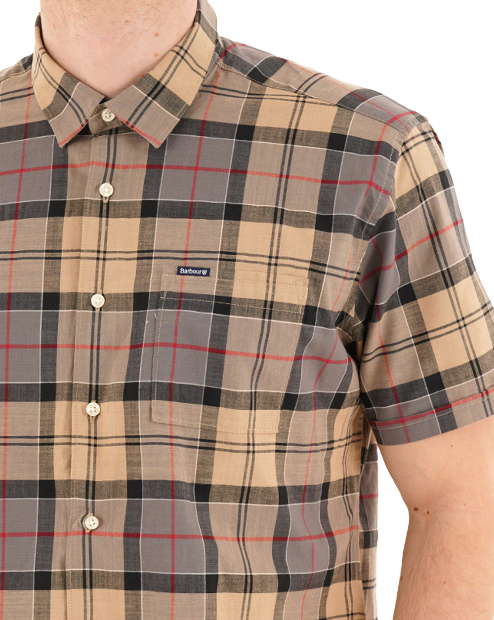 Barbour Gordon Summer Fit SS Shirt Dress Tartan - Image 2