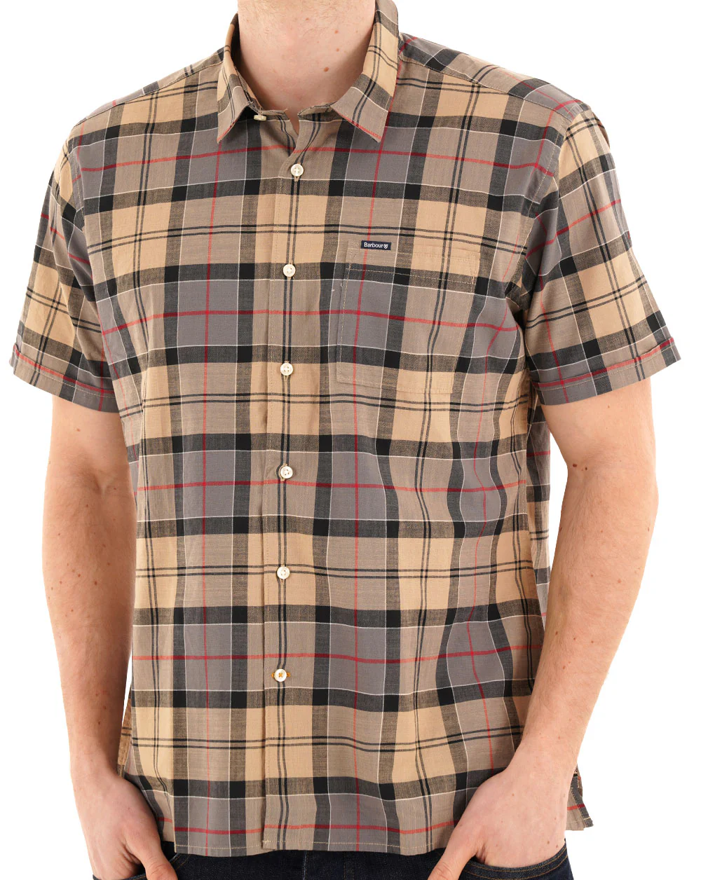 Barbour Gordon Summer Fit SS Shirt Dress Tartan - Image 3