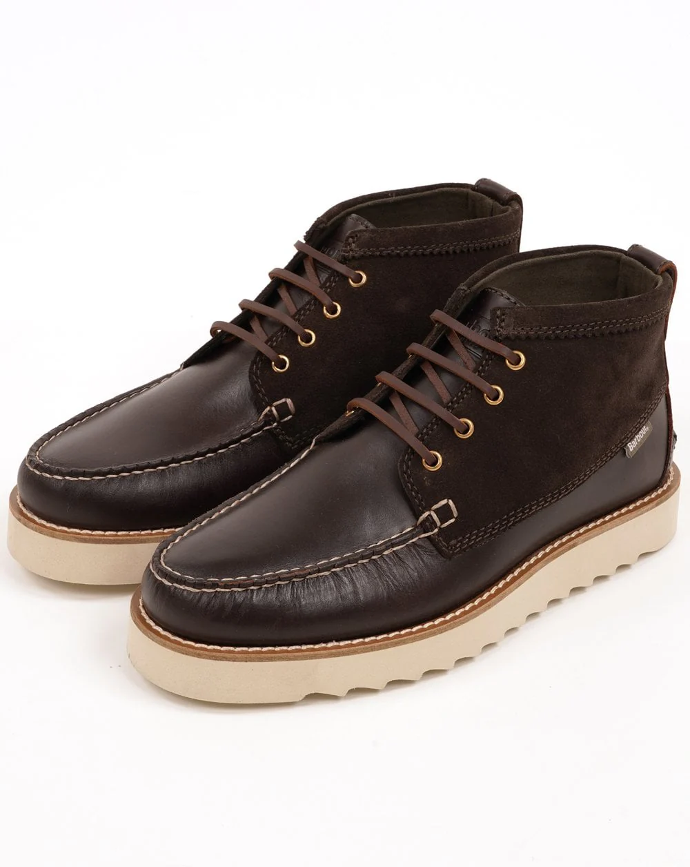 Barbour Hadston Chukka Boot Dark Brown