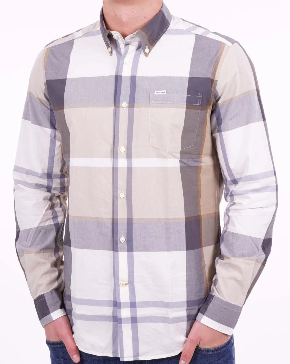 Barbour Harris Shirt Amble Sand Tartan - Image 4