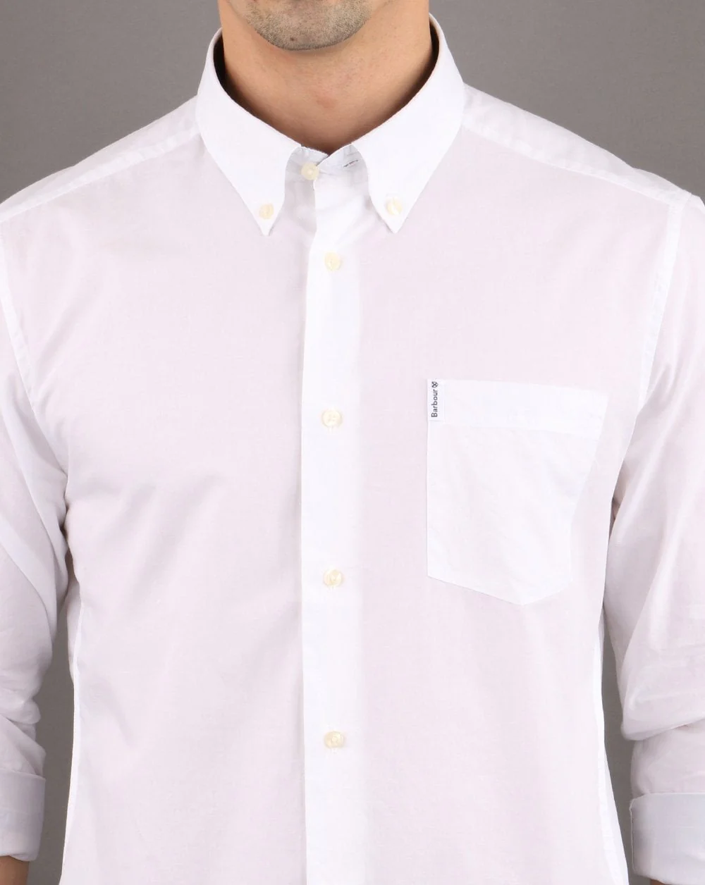 Barbour Headshaw Shirt White - Image 2