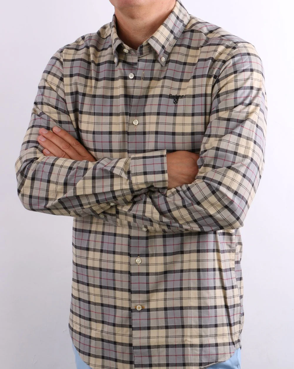 Barbour Helmside Tailored Shirt Dress Tartan - Image 2