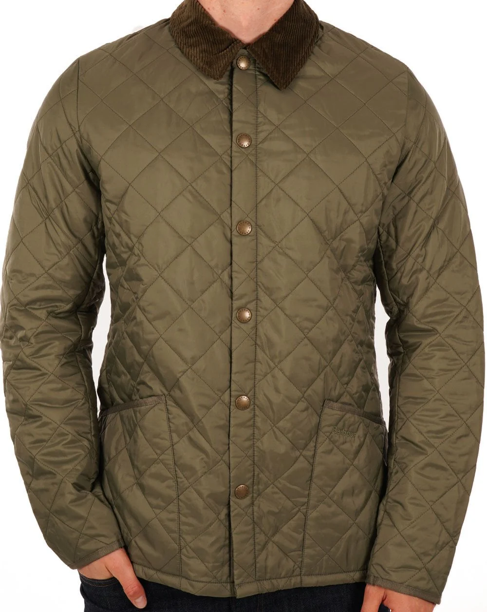 Barbour Heritage Classic Quilted Jacket Light Moss