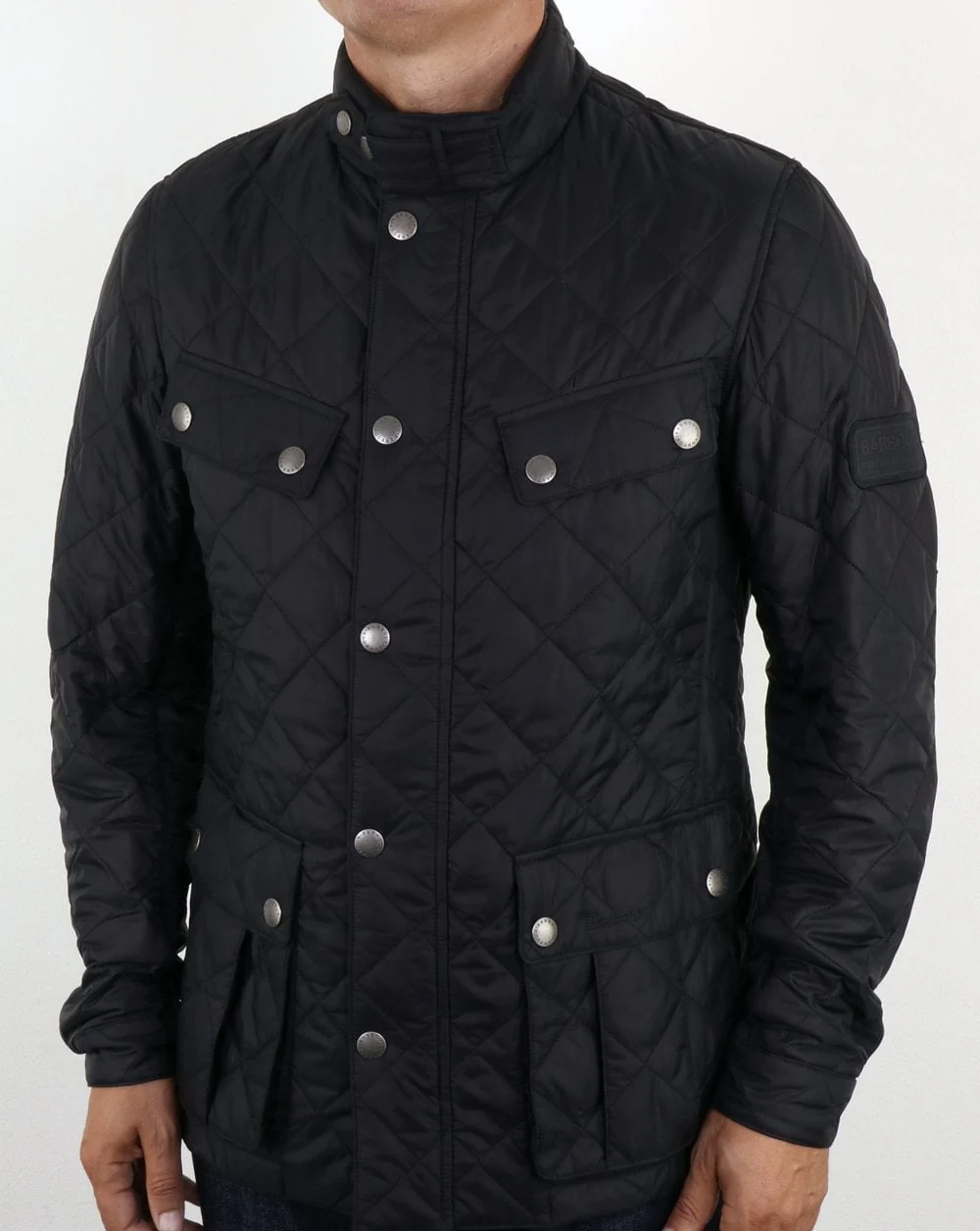 Barbour International Ariel Quilted Jacket Black