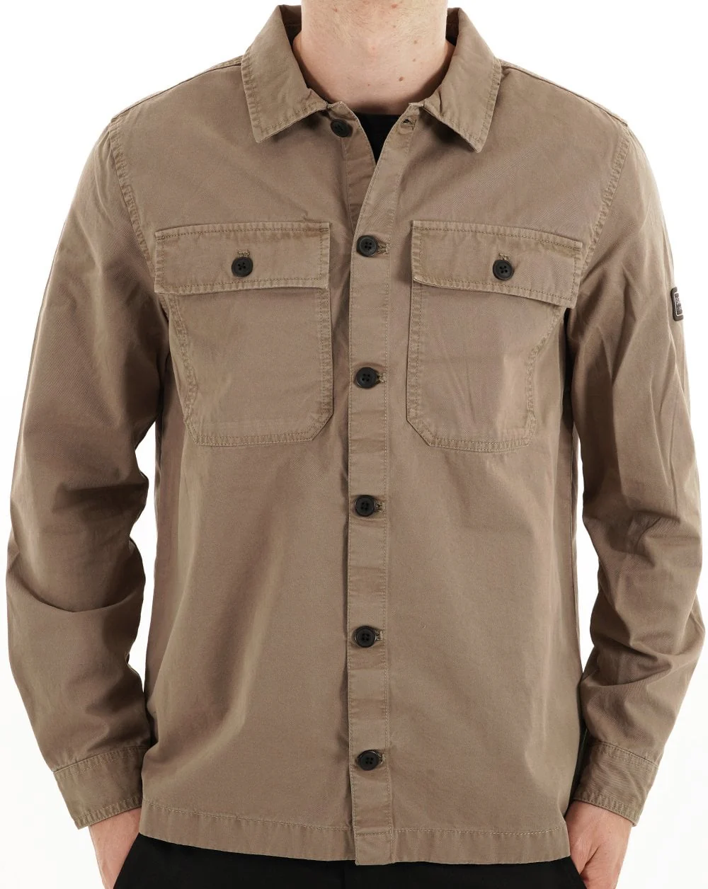 Barbour International Arlo Overshirt Brindle - Image 4