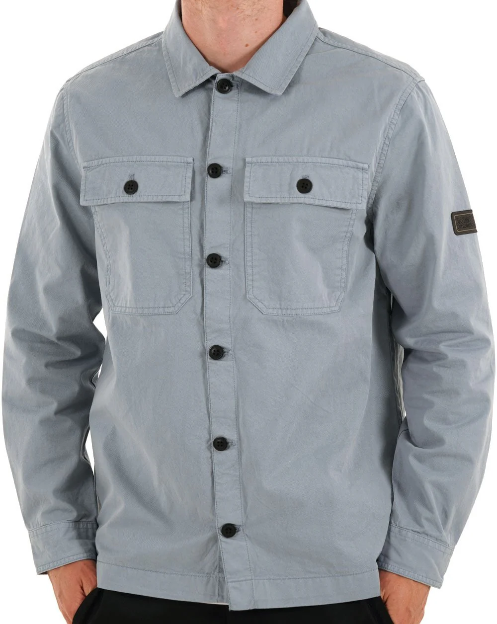 Barbour International Arlo Overshirt Cool Blue
