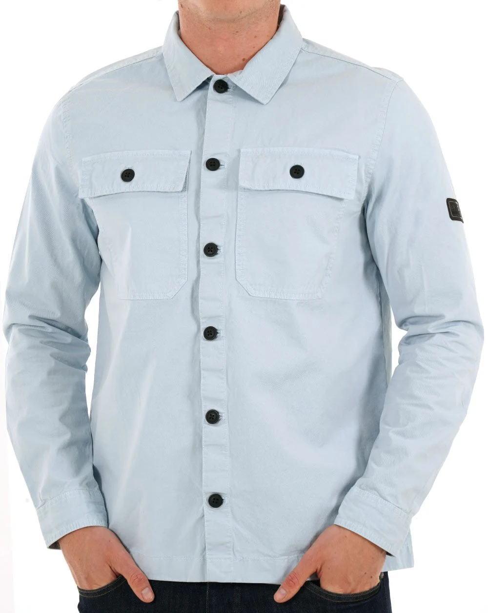 Barbour International Arlo Overshirt Heritage Blue