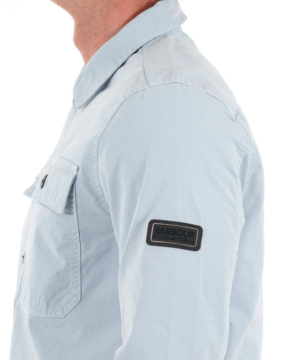 Barbour International Arlo Overshirt Heritage Blue - Image 2