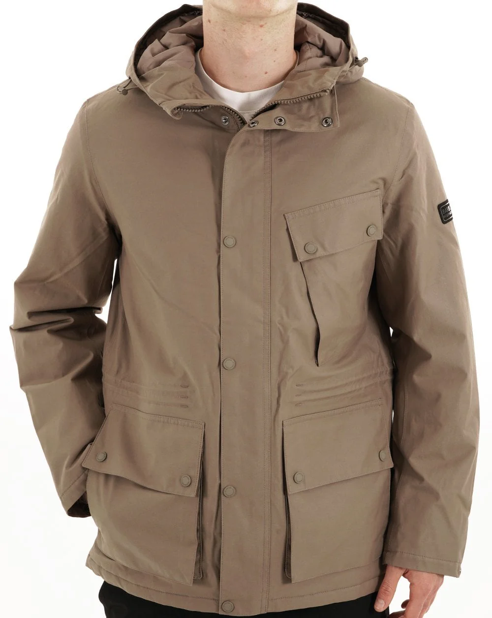 Barbour International Endley Waterproof Jacket Brindle - Image 2