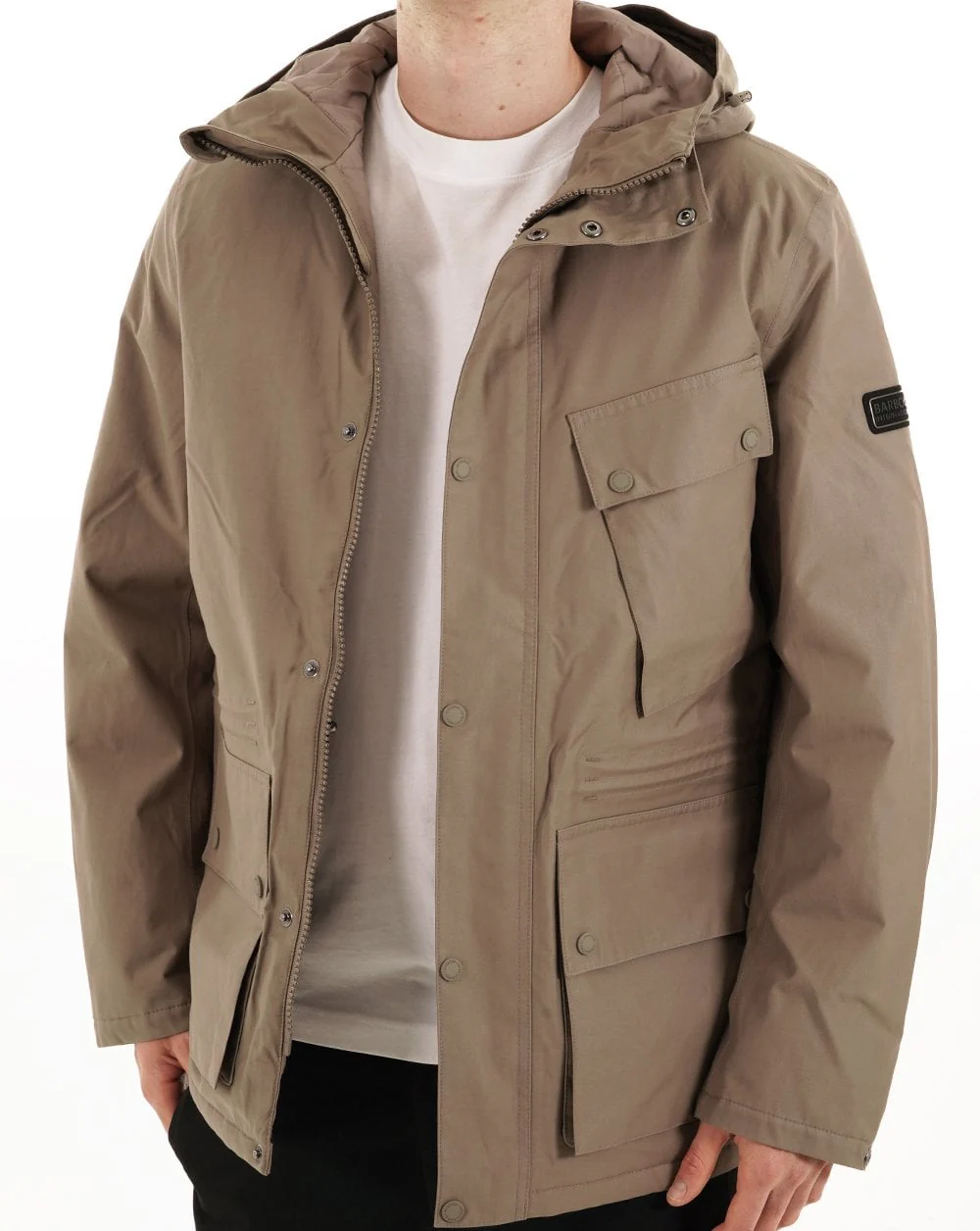 Barbour International Endley Waterproof Jacket Brindle - Image 5