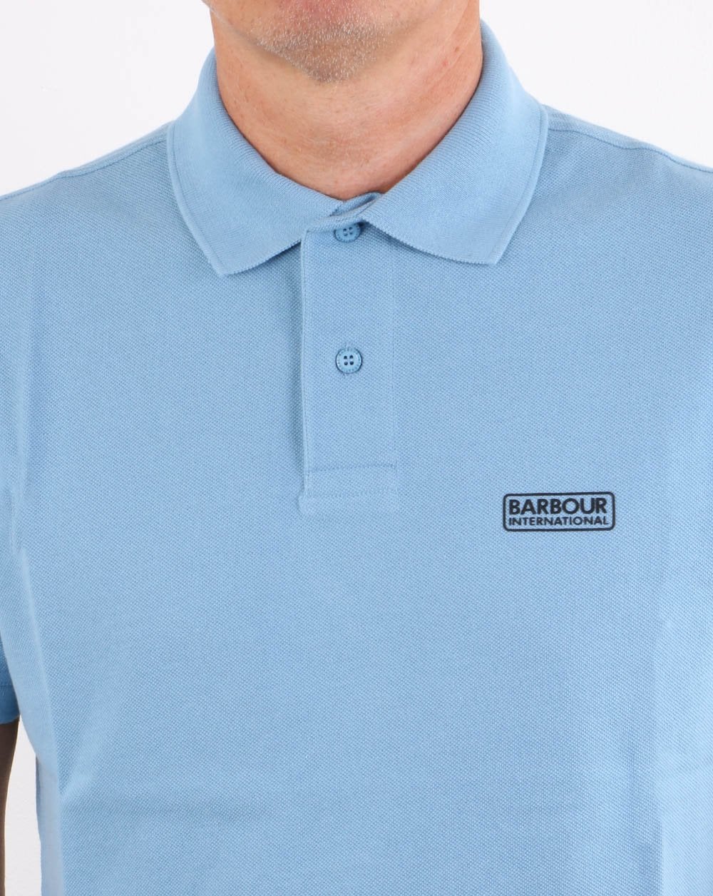 Barbour International Essential Polo Cool Blue - Image 3