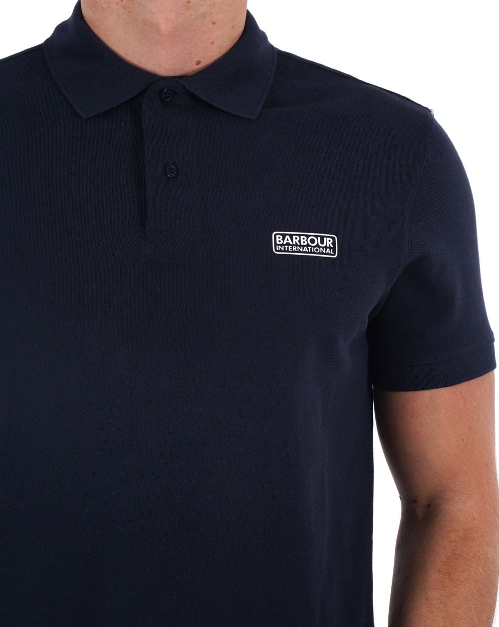 Barbour International Essential Polo Navy - Image 2