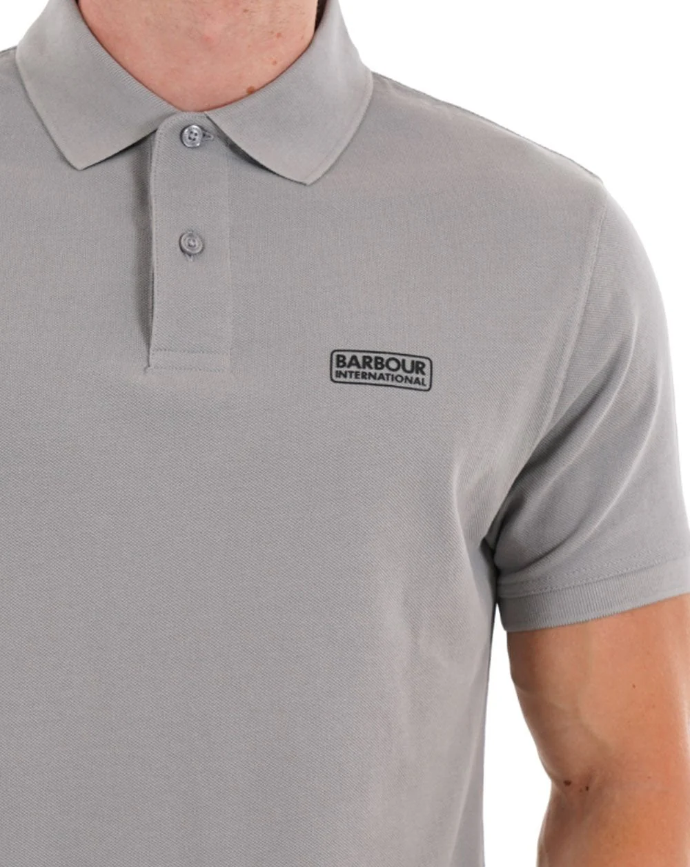 Barbour International Essential Polo Ultimate Grey - Image 2