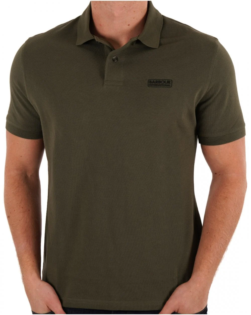 Barbour International Essential Polo Uniform Green - Image 3
