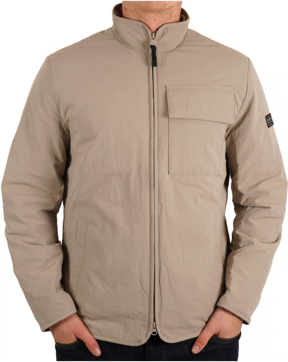 Barbour International Glenton Quilt Jacket Concrete