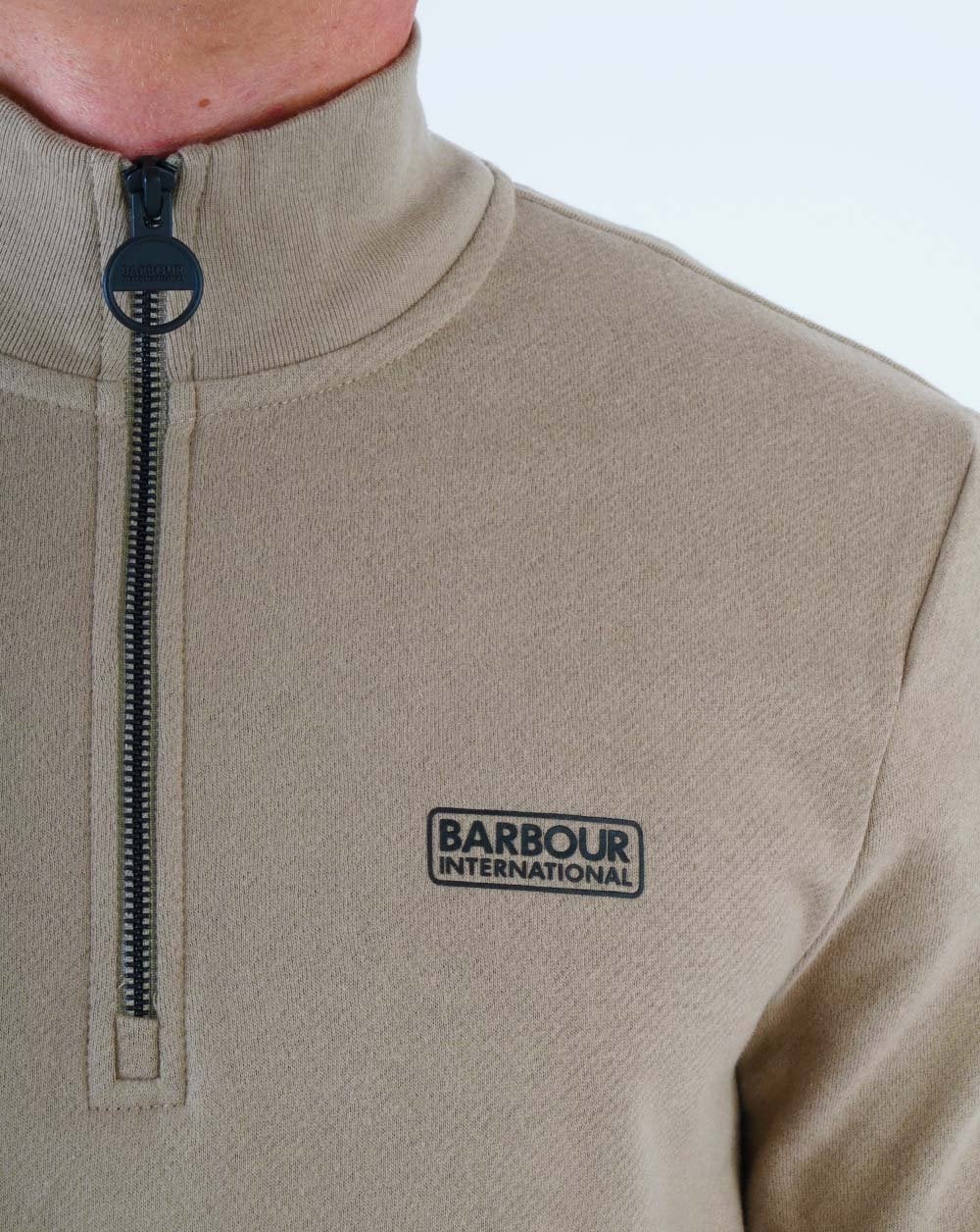 Barbour International Half Zip Timberwolf - Image 2
