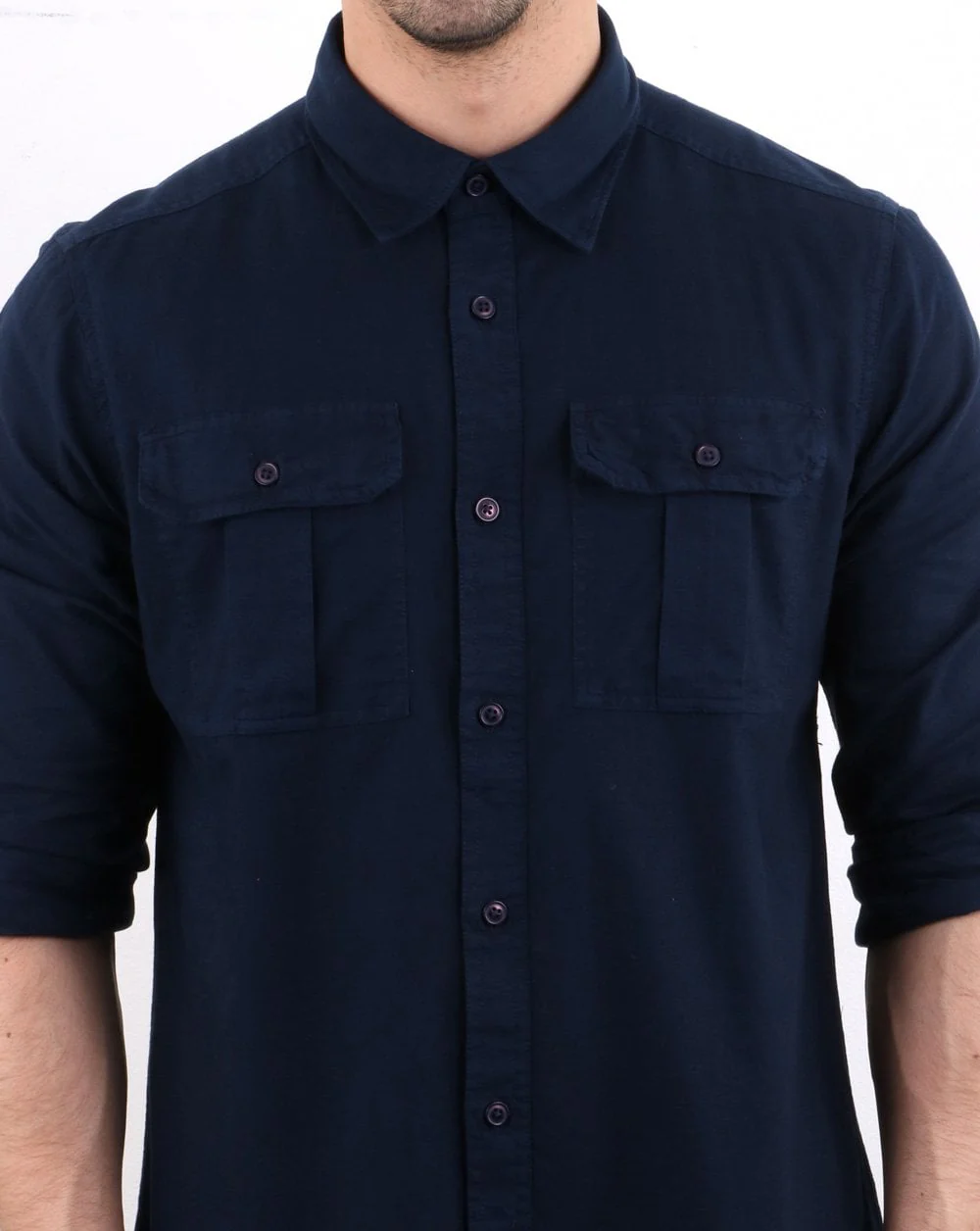 Barbour International International Manifold Shirt Navy - Image 4