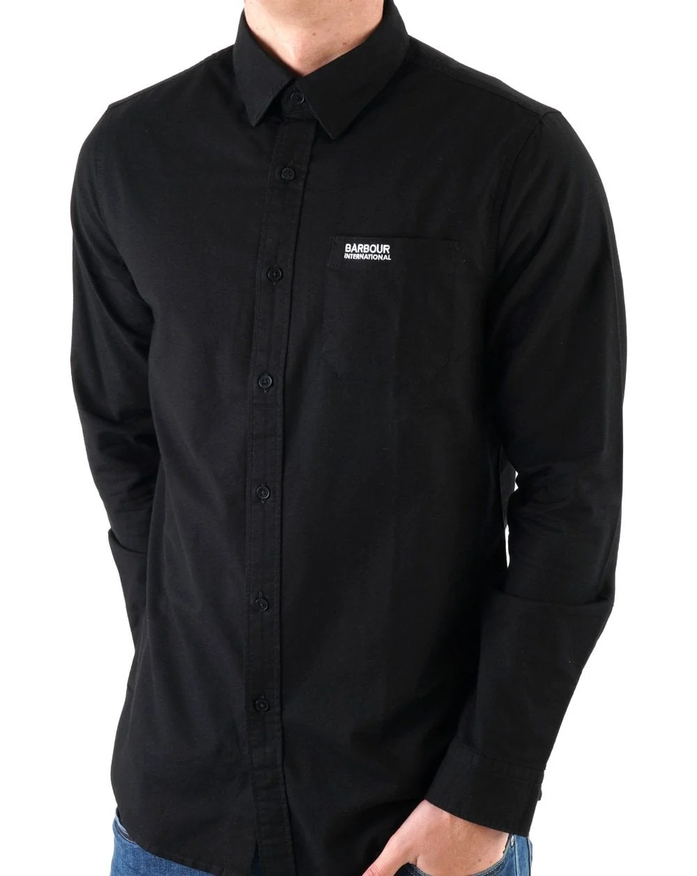Barbour International Kinetic Shirt Black - Image 2