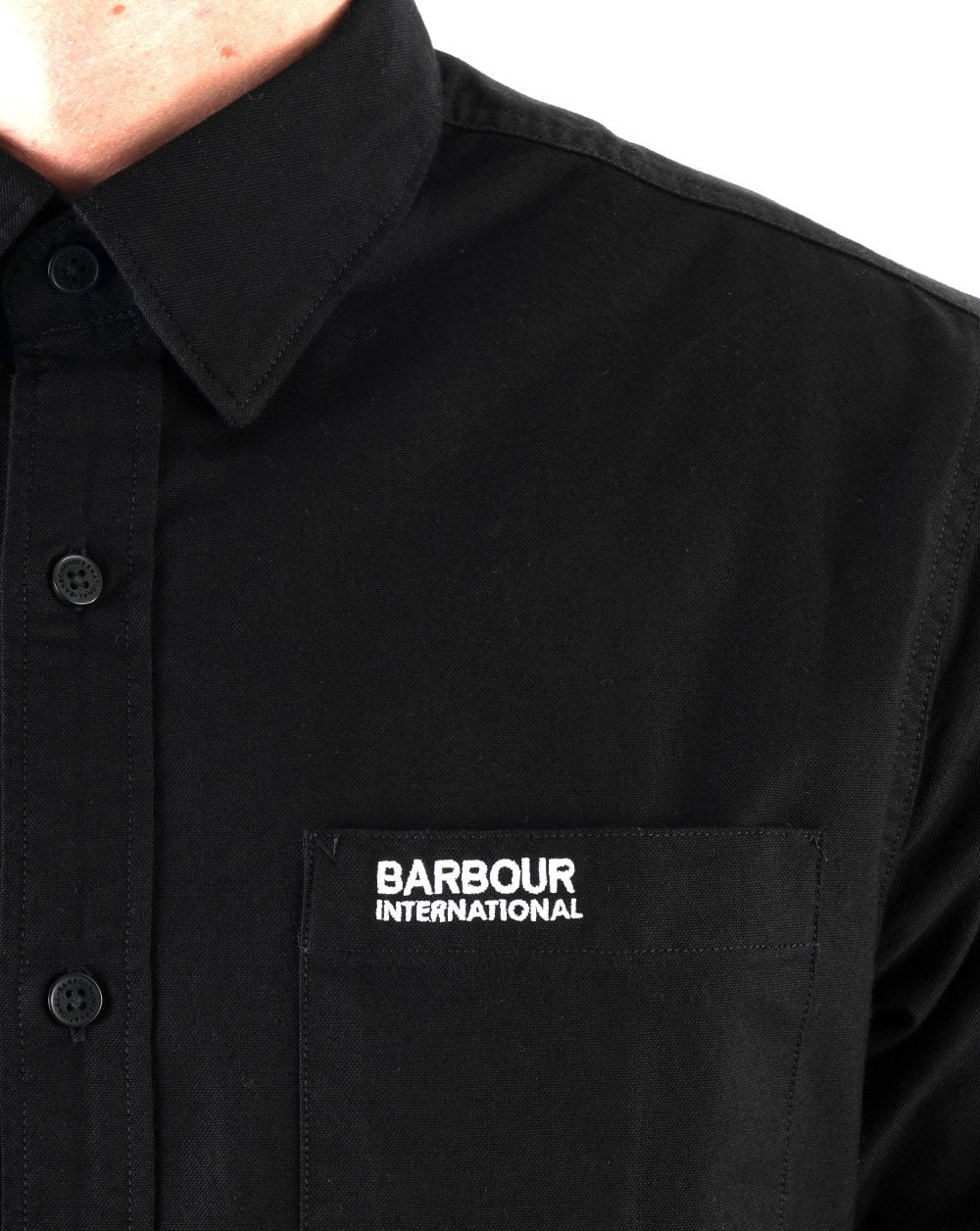 Barbour International Kinetic Shirt Black - Image 3