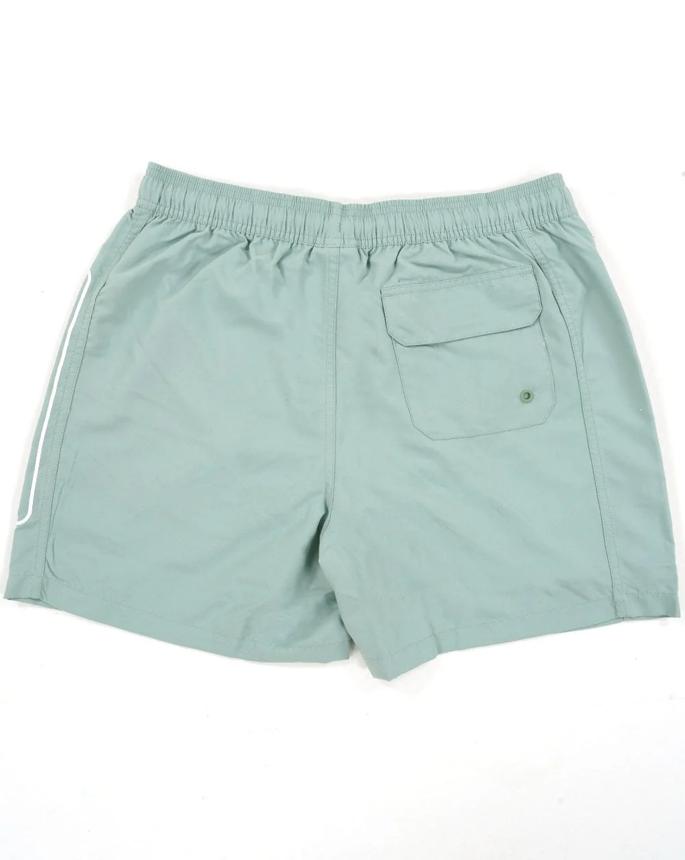 Barbour International Large Logo Swim Shorts Granite Green - Image 2