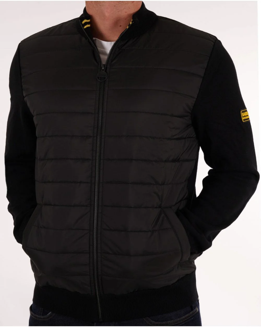 Barbour International Legacy Baffle Jacket Black - Image 3
