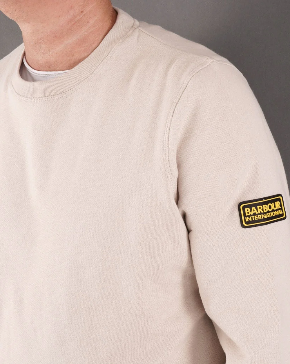 Barbour International Legacy Sweatshirt Stone - Image 2