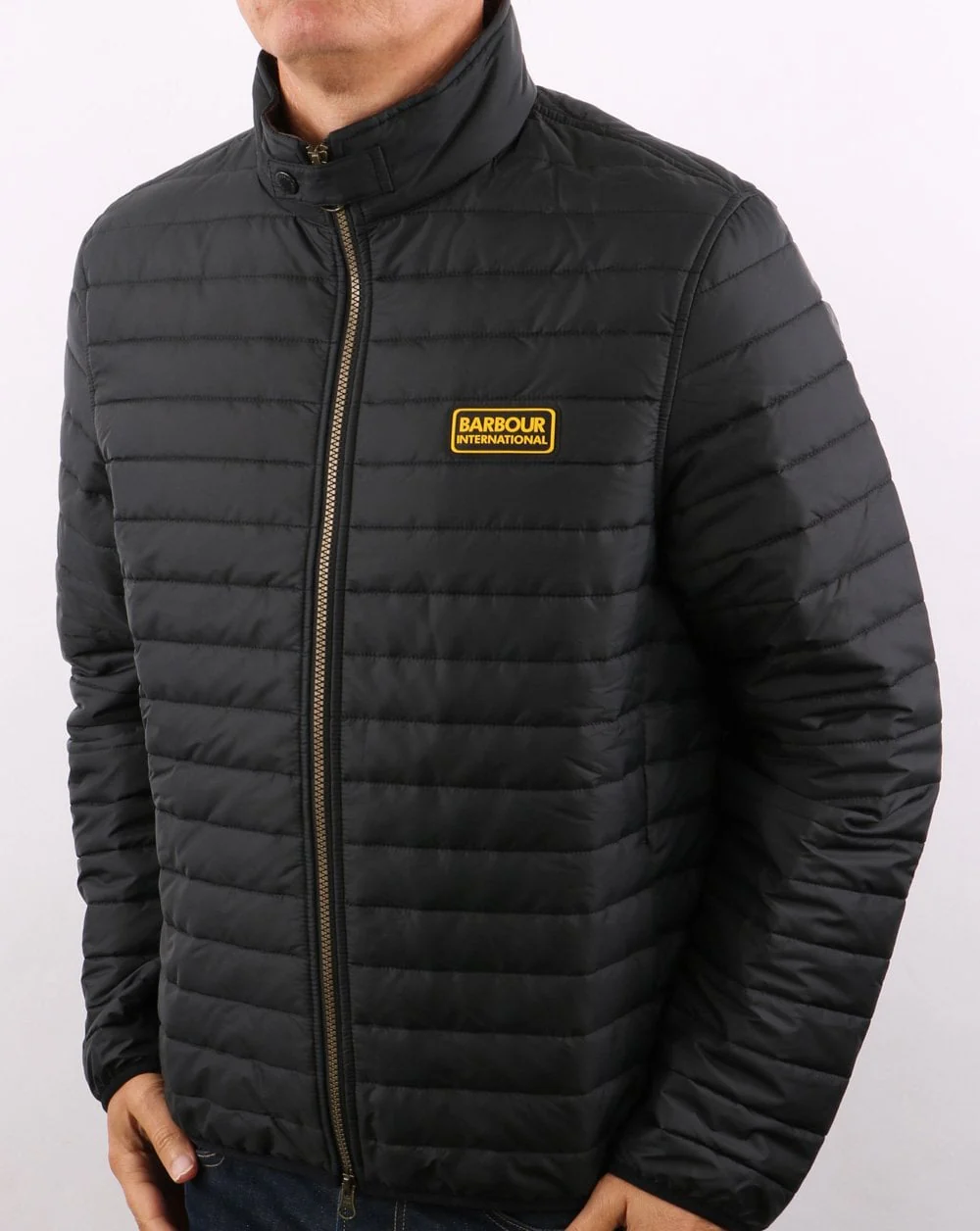 Barbour International Mind Quilt Jacket Black