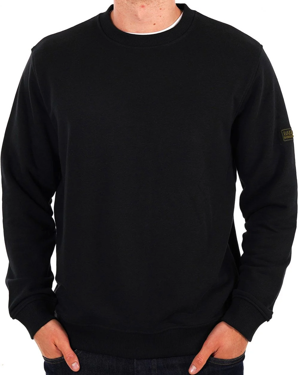 Barbour International Outline Badge Sweatshirt Black