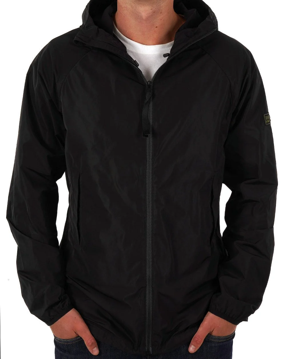 Barbour International Porter Showerproof Jacket Black - Image 3