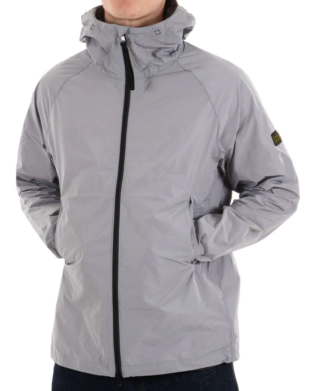 Barbour International Porter Showerproof Jacket Ultimate Grey - Image 3