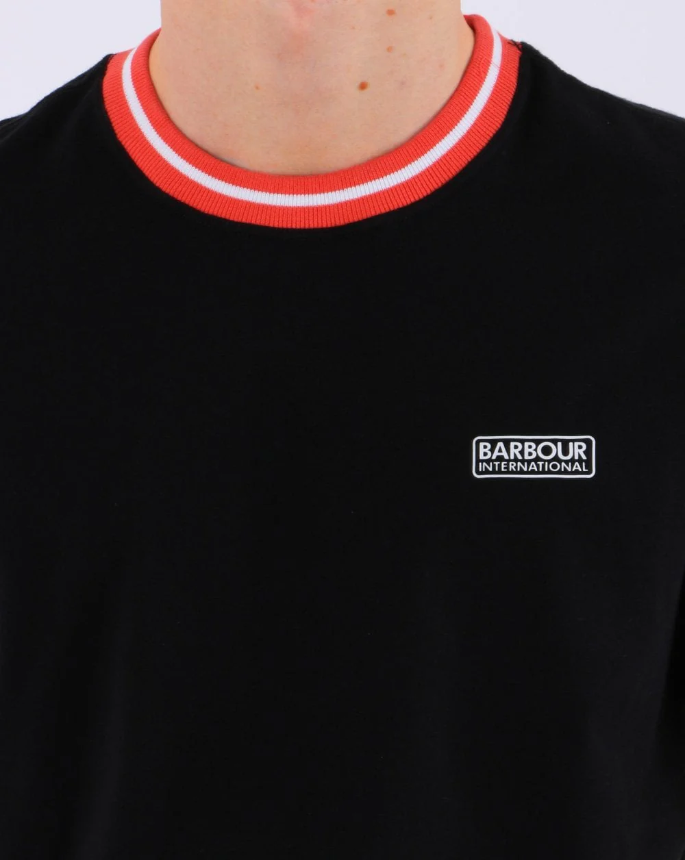 Barbour International Rally T-shirt Black - Image 2