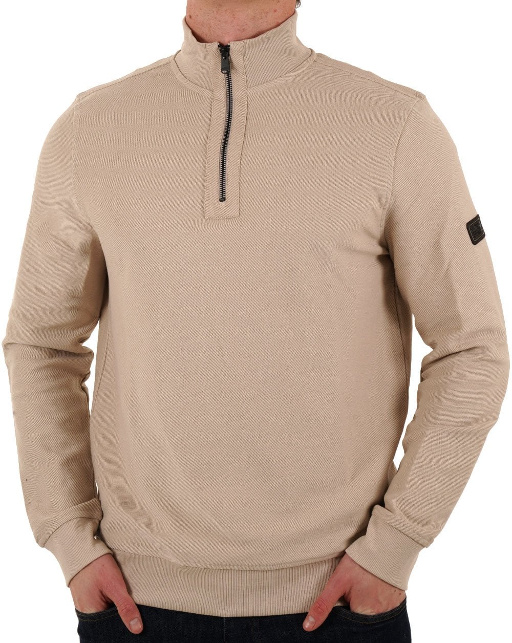 Barbour International Samuel Funnel Neck Sweatshirt Mist