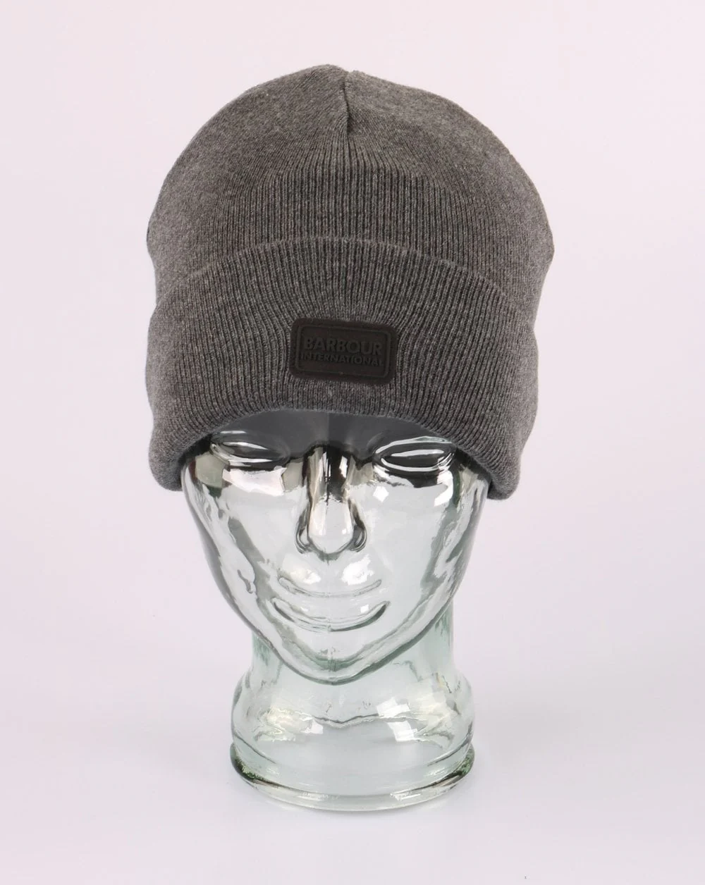 Barbour International Sensor Knit Beanie Grey Marl