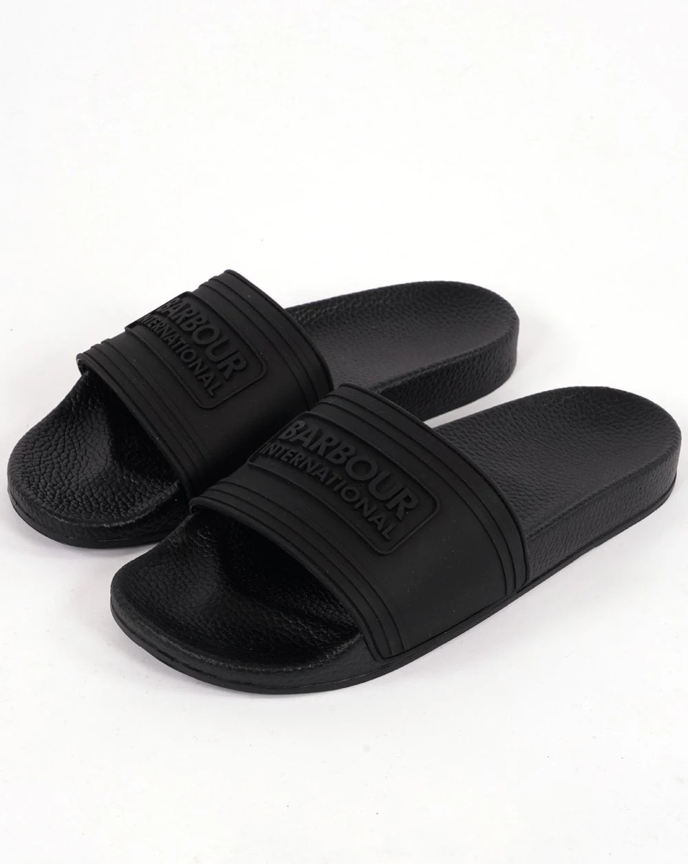 Barbour International Slides Black