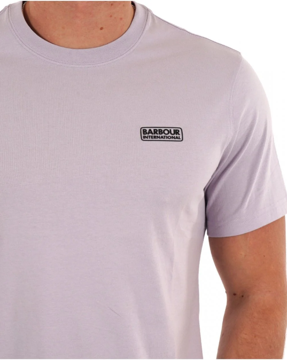 Barbour International Small Logo T-shirt Thistle - Image 2