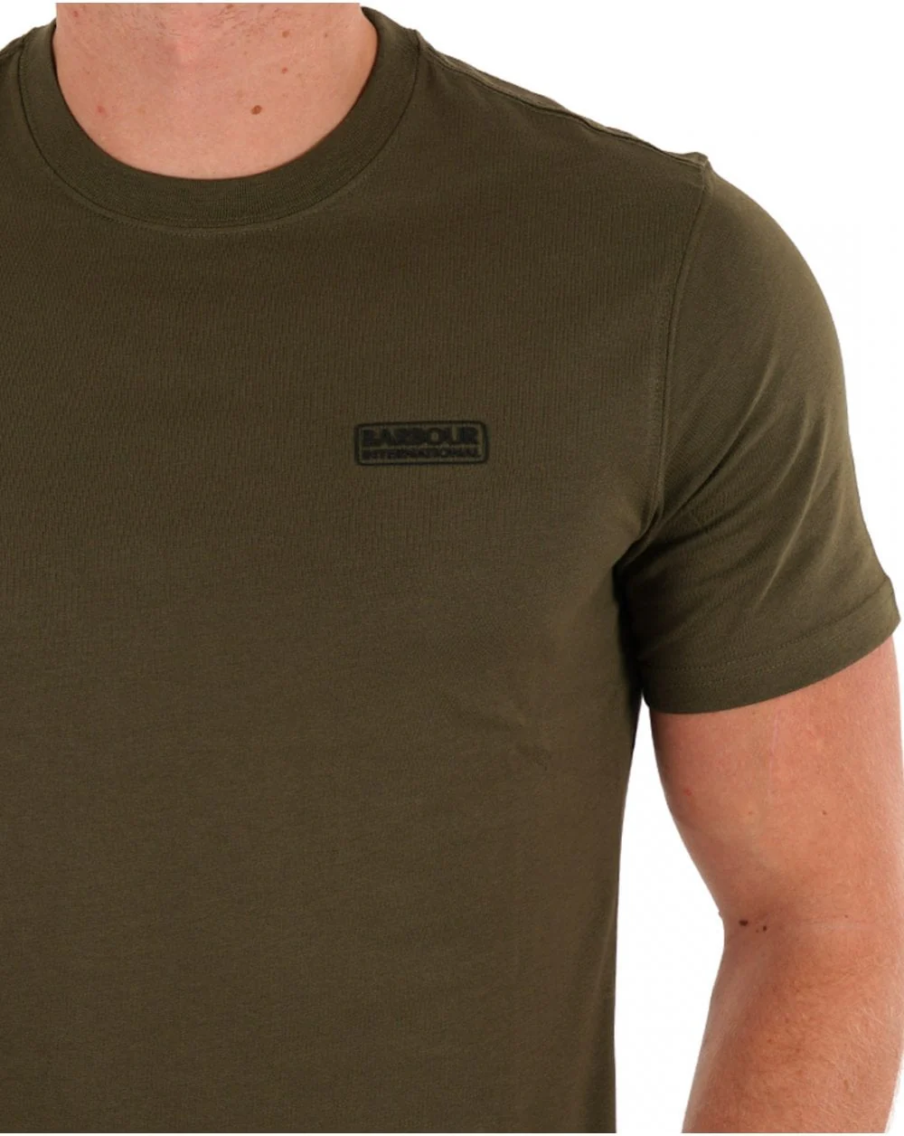 Barbour International Small Logo T-shirt Uniform Green - Image 2
