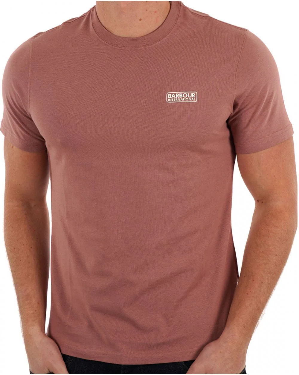 Barbour International Small Logo T-shirt Vintage Pink