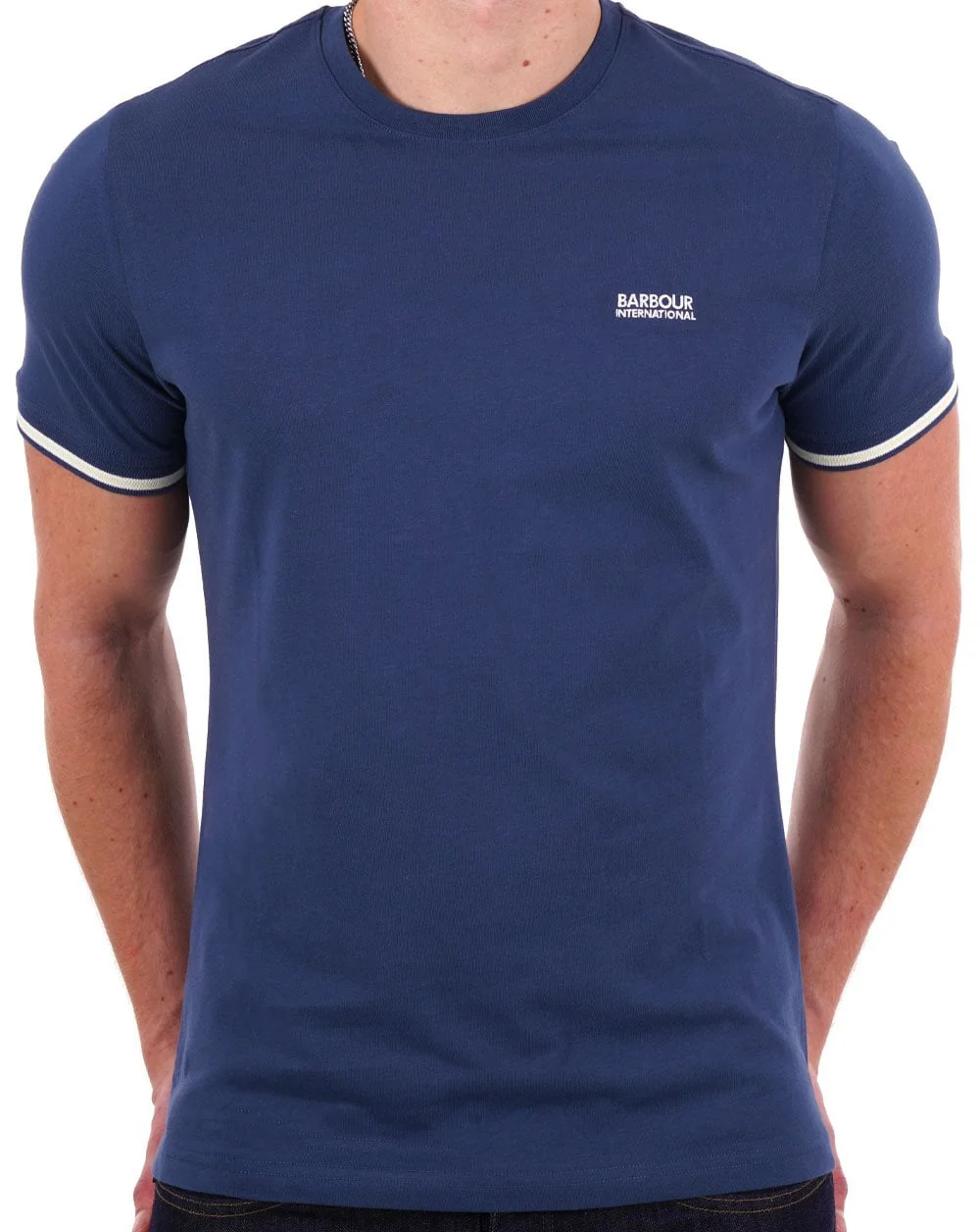 Barbour International Torque Tipped T-shirt Dark Blue - Image 3